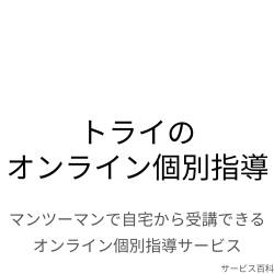 トライのオンライン個別指導